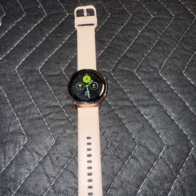 Samsung Galaxy Watch Active - Gold with Light Pink Band - Image 1 of 4