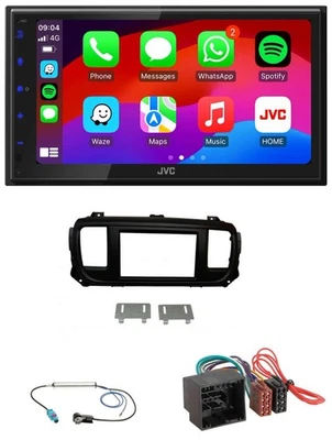 JVC Bluetooth 2DIN MP3 DAB USB Autoradio für Citroen Jumpy Spacetourer ab 2016 u - Bild 1 von 4