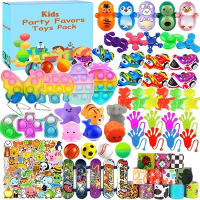 117 Pack Party Favors Toy Assortment Bundle for Kids,Birthday Bag Fillers Stocki - Изображение 1 из 4