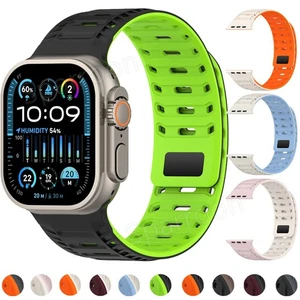 Silicone Band Strap For Apple Watch Series 11 10 9 8 7 6 5 SE Ultra 2 3 42-49mm - Picture 1 of 49