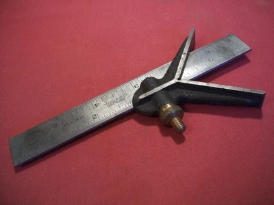 Vintage Lufkin Centering Square 6" Rule #4 GRAD. - Image 1 of 3