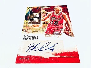 B.J. Armstrong 2020 Panini Court Kings Red High Court Signatures Autograph #/99 - Bild 1 von 2