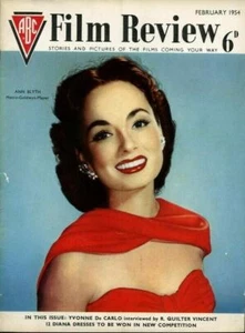 Foto de portada de Ann Blyth revista revisión de cine Yvonne De Carlo Dana Andrews 1954 - Imagen 1 de 1