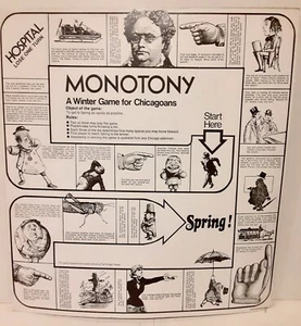 RAR! MONOTOMY Winterspiel 4 Chicagoer von Kirt Weed CHICAGO TRIBUNE COMICS - Bild 1 von 12