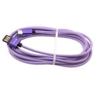For Galaxy Tab S7/S9/FE/Plus Purple 10ft USB-C Cable Extra Long Fast Charger
