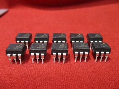 Transistor Optoaislador Fairchild 4N35 3550Vrms con Base 6 DIP Cantidad de 10 Foto 1 de 4