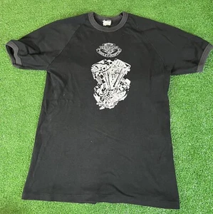 vintage 1970s harleydavidson heavyweight t shirt “harley hospital” AUSTRALIA - Picture 1 of 5