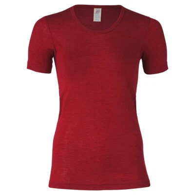 Camiseta térmica para mujer ENGEL para capas, 70 % lana merino orgánica 30 % seda Foto 1 de 4