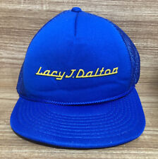 Lacy J Dalton Hat Vintage Concert Tour Mesh Trucker Snapback Blue EXCELLENT 🇺🇸