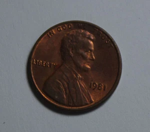One Cent United States of America Coin 1981 Coin Excellent! - Picture 1 of 2