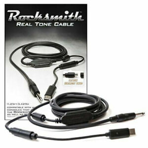 Rocksmith Real Tone USB Audio Cable [Ubisoft] for PS3, PS4, Xbox One 360, PC CR