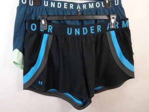 Under Armour Shorts Women's 2XL Black Running Athletic Stretch Waist - Picture 1 of 13