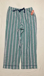 State Of Day Women's Striped Cotton Blend Pajama Pants Multicolor XL - Picture 1 of 4