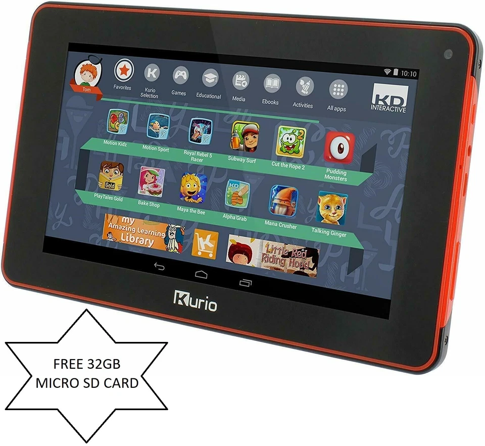 Kurio Tab 7-Inch Childsafe Tableta Android 8GB Memoria 1GB RAM + Gratis 32GB - Imagen 1 de 4