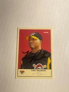 Pittsburgh Pirates TIKE REDMAN Signed Card - Picture 1 of 1