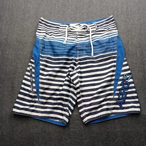 Aeropostale Board Shorts Mens 33 Blue Trunk Swim Suit Drawstring Causal Logo - Picture 1 of 15