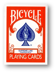 Bicycle - Supreme Line - Stripper Deck - Red back Poker Trickkarten