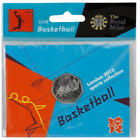 London 2012 Royal Mint Olympic BASKETBALL 50p coin Sealed Uncirculated
