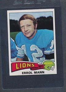 Topps #421 Errol Mann Lions 1975 casi nuevo/como nuevo *1473 - Imagen 1 de 1