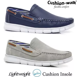 Mens Slip On Shoes New Boat Deck Loafers Moccasins Casual Driving Walking Shoes - Picture 1 of 24