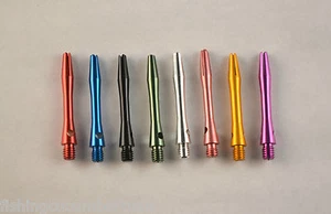 5 SETS OF ALUMINIUM SHORT DART STEMS SHAFTS 8 COLOURS TO CHOOSE FROM - Picture 1 of 1