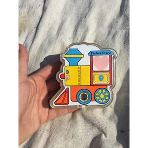 Vintage Fisher-Price night light train 80s nursery children 1986 USA # 9162 red - Picture 1 of 11