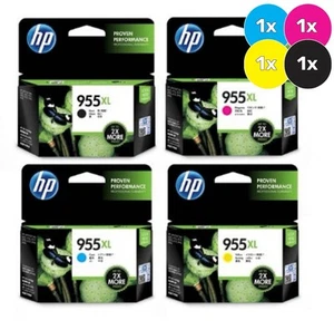 HP 955XL High Yield Value Pack 4 Ink Cartridges - Picture 1 of 1