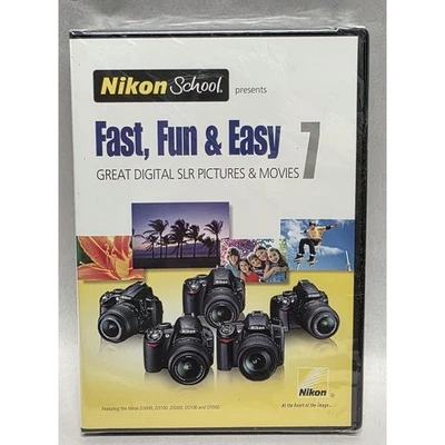 Nikon School Instructional DVD Fast Fun & Easy 7 D3000 D3100 D5000 D5100 D7000 - Image 1 of 2
