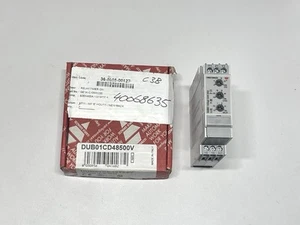 Carlo Gavazzi DUB01CD48500V Single Phase AC/DC Voltage Level Relay 2-500V AC/DC - Picture 1 of 7