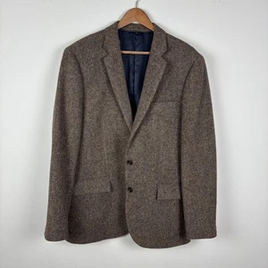 J Crew Ludlow Moon British Cloth Sport Coat Blazer 42R Brown Herringbone Wool - Picture 1 of 11
