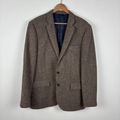 J Crew Ludlow Moon British Cloth Sport Coat Blazer 42R Brown Herringbone Wool - Image 1 of 4