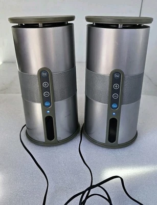 Set Of 2 Sharper Image Wireless Indoor Outdoor Speaker CT413 w/ Chargers - Image 1 of 4