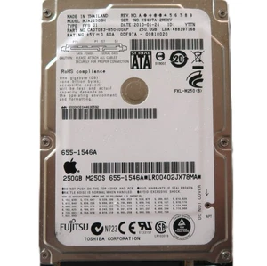 Fujitsu MJA2250BH CA07083-B50400AP 0DF97A-00810020 2.5" 250gb Sata 01/2010 - Picture 1 of 1
