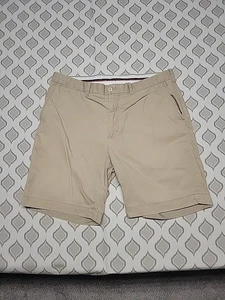 Polo Golf Ralph Lauren Classic Fit 8" Shorts Men 36 Khaki Beige Chino Flat Front - Picture 1 of 4