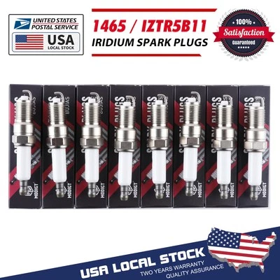 8x Iridium Spark Plugs For Chevrolet Suburban 1500 6.0L V8 2006-2009 OEM Quality - Image 1 of 4