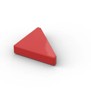 Lego 10x Fliese dreieck 2x2 tile triangular 35787 rot red - Picture 1 of 1