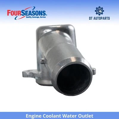 For 2007-2017 Lincoln MKX Engine Coolant Water Outlet 4 Seasons 2008 2009 2010 - Image 1 of 4