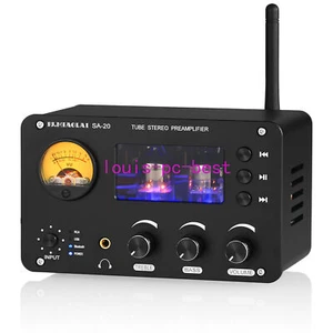 HiFi Vacuum Tube Preamp Stereo Bluetooth Receiver USB Player Desk Headphone Amp - Bild 1 von 4