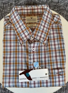 Camisa Genteal Carson a Cuadros Manga Larga Con Botones Para Hombre Grande Rusa Nueva - Imagen 1 de 8