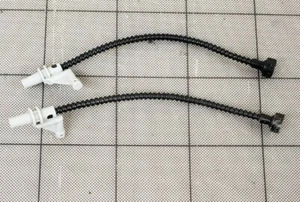 Lot Of 2 Lego Duplo HOSE w/ GREY NOZZLE for Gas Pump Fireman's Water - Picture 1 of 1