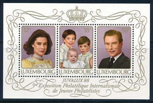 Luxembourg - MNH Sheet International Philatelic Exhibition (1988) - Picture 1 of 1