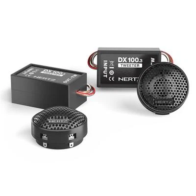 Hertz Dieci DT 24.3 1" 24mm Car Audio Neodymium Tweeters & Crossovers 80w Pair - Image 1 of 4