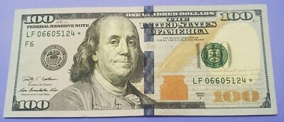 2009 A $100 Star Note - Fantastic Condition -  LF 06605124* - Image 1 of 2