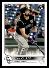 2022 Topps #586 Ryan Vilade Colorado Rockies Baseball Card