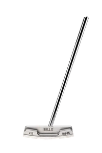 Bell II N-410 Left Hand No Offset Oversize Center Shaft Blade Putter - "Matte" - Picture 1 of 6