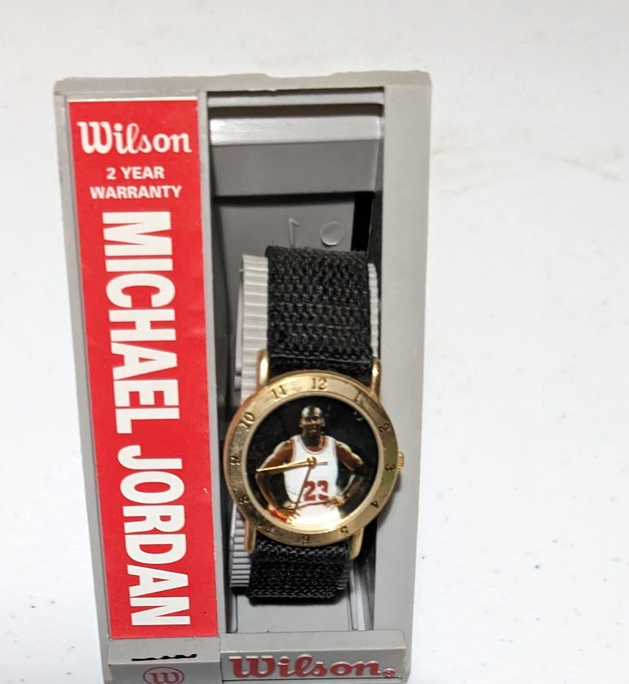 Reloj coleccionable Wilson Michael Jordan vintage Foto 1 de 1