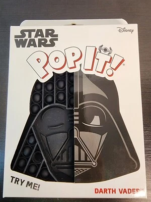Pop It! Star Wars Darth Vader The Original Pop It! Fidget New in Box - Image 1 of 2