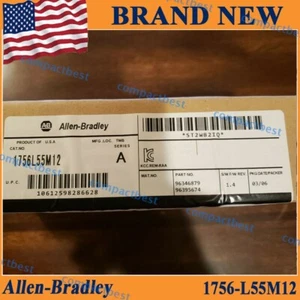 NEW Allen Bradley 1756-L55M12 SER A ControlLogix Processor 750KB Memory - Picture 1 of 6