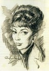 STEPHEN WARD Signed Drawing - Profumo Political Affair / Scandal 10"x6" reprint