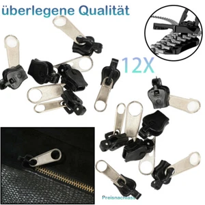 12x Universal Repair Ersatz Head Reparatur-Reißverschluss Set Zipper Schieber - Bild 1 von 20